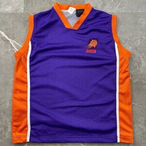 Vintage Phoenix Suns Jersey Kids 14/16 XL NBA Basketball Mesh Tank Youth Boys
